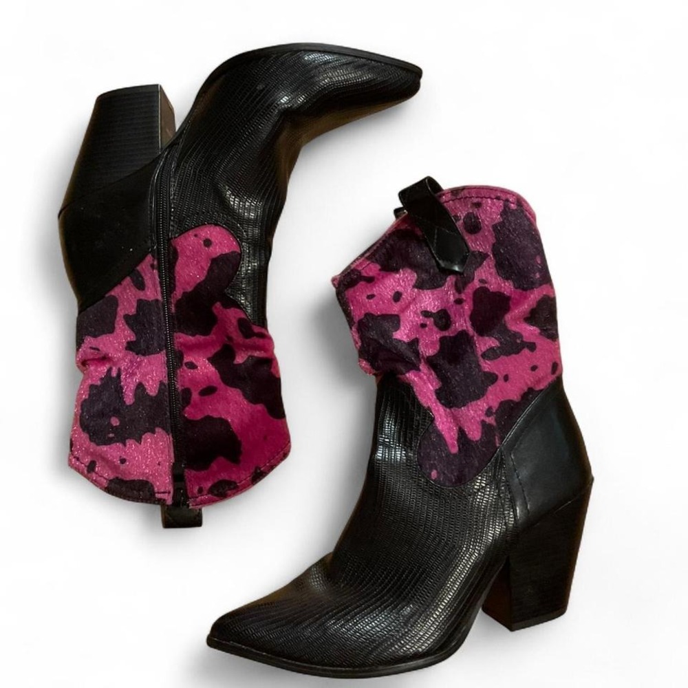 Pink‎ cowgirl western festival boots